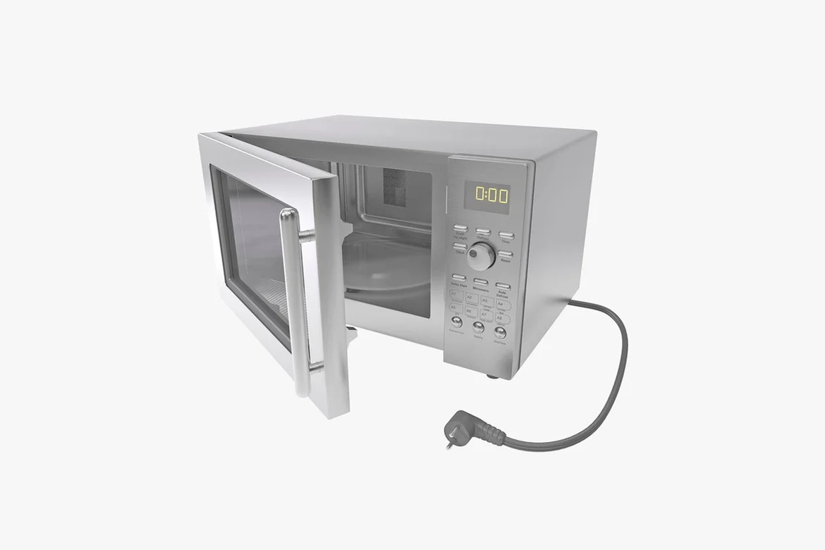 Microwave oven with digital display and control panel_0049