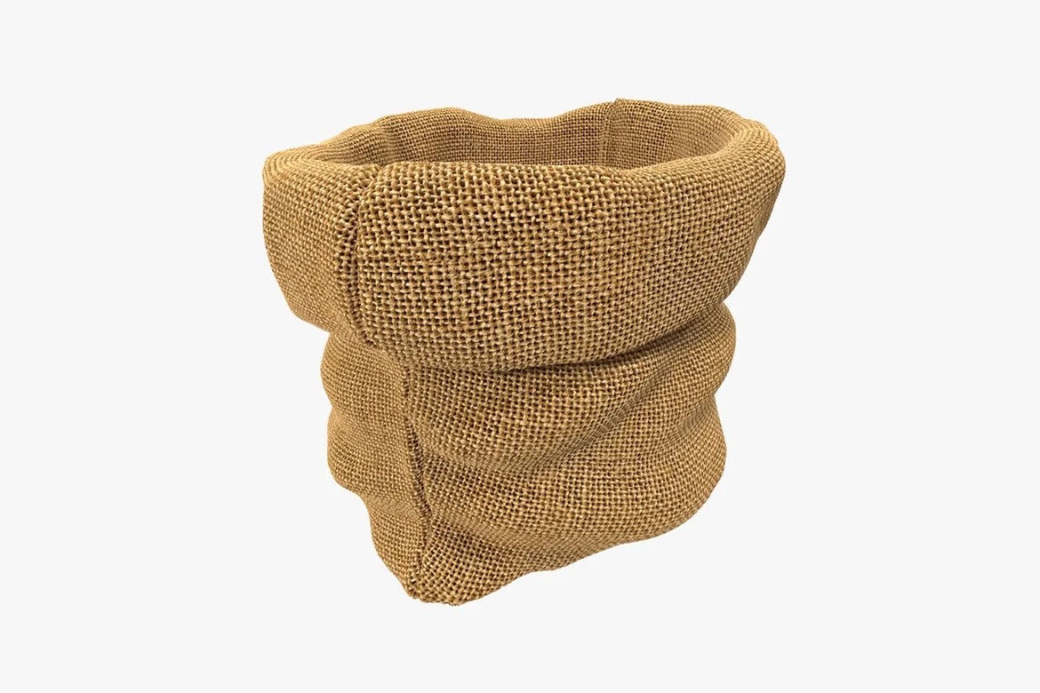 Woven fabric cylinder in conical arrangement_0089
