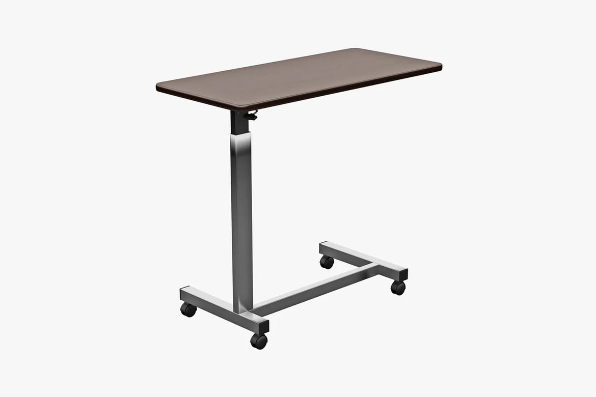 Wheeled table with adjustable feature_0105